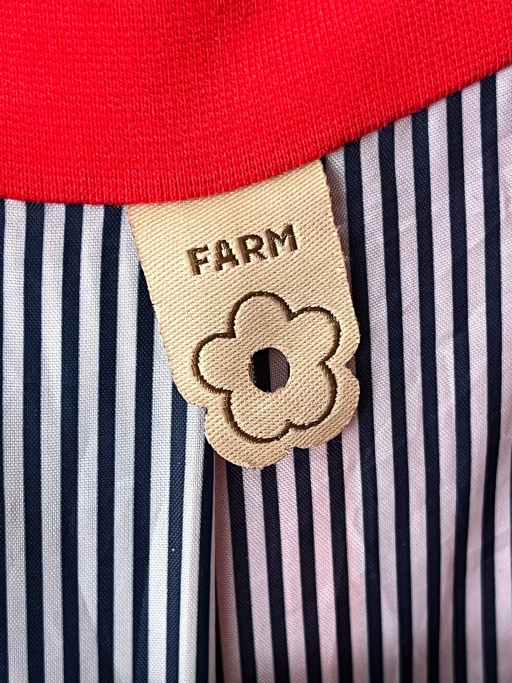 Farm Rio Red Jersey Knit Blazer Size Small - Picture 7 of 10